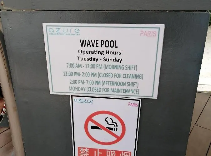 Azure Urban Residences 1br With Huge Wavepool & Man-made Near Airport * 마닐라